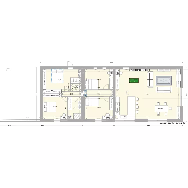 loft modifié. Plan de loft modifié. Plan de