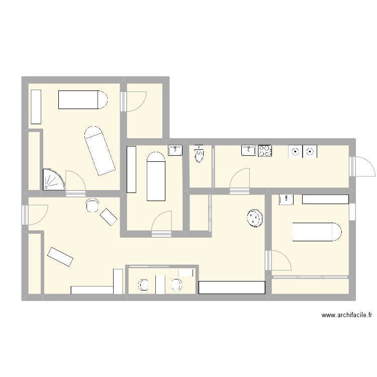 lady bell. Plan de 0 pièce et 0 m2