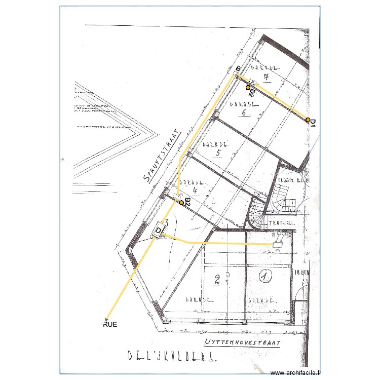 Uyttenhove 29 . Plan de 0 pièce et 0 m2
