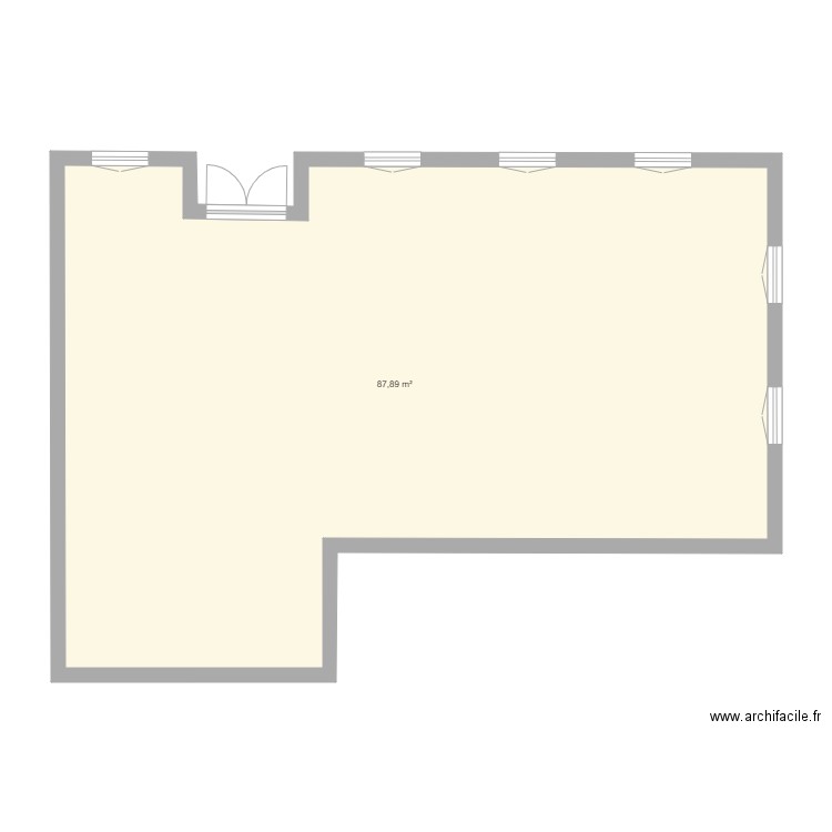 plan bati. Plan de 0 pièce et 0 m2