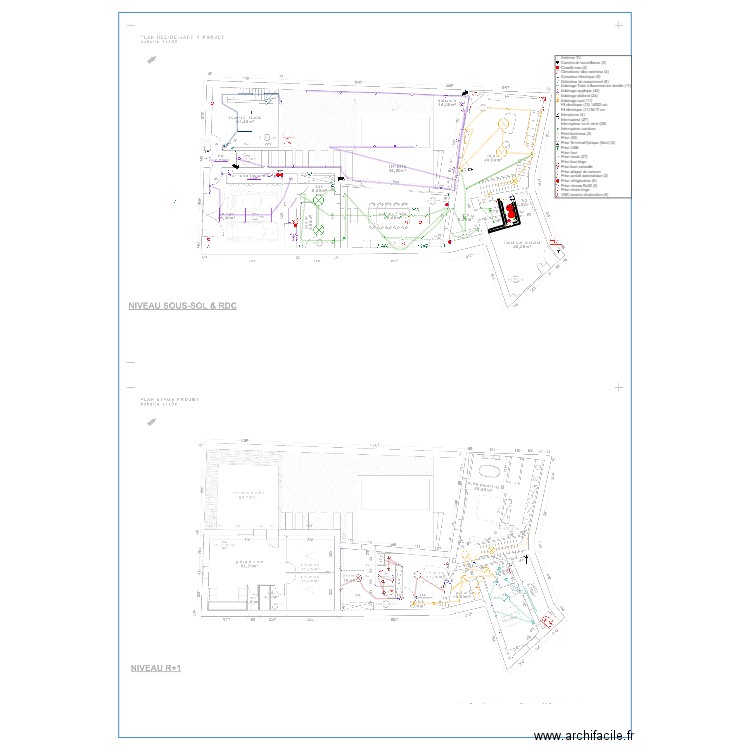 FABREGUES ELECTRICITE RDC . Plan de 0 pièce et 0 m2