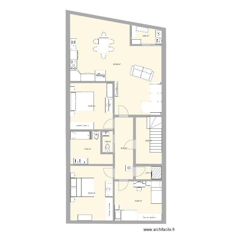 farcenne terrain aaa. Plan de 0 pièce et 0 m2