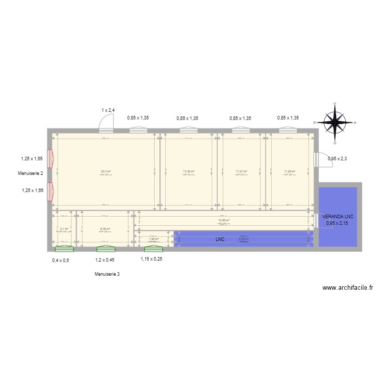 FARAUT. Plan de 0 pièce et 0 m2