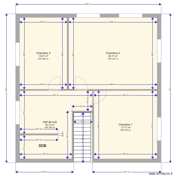 Maison Thomas et Maud Etage. Plan de 0 pièce et 0 m2