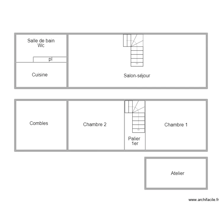 LOCTUDY RENAUT. Plan de 