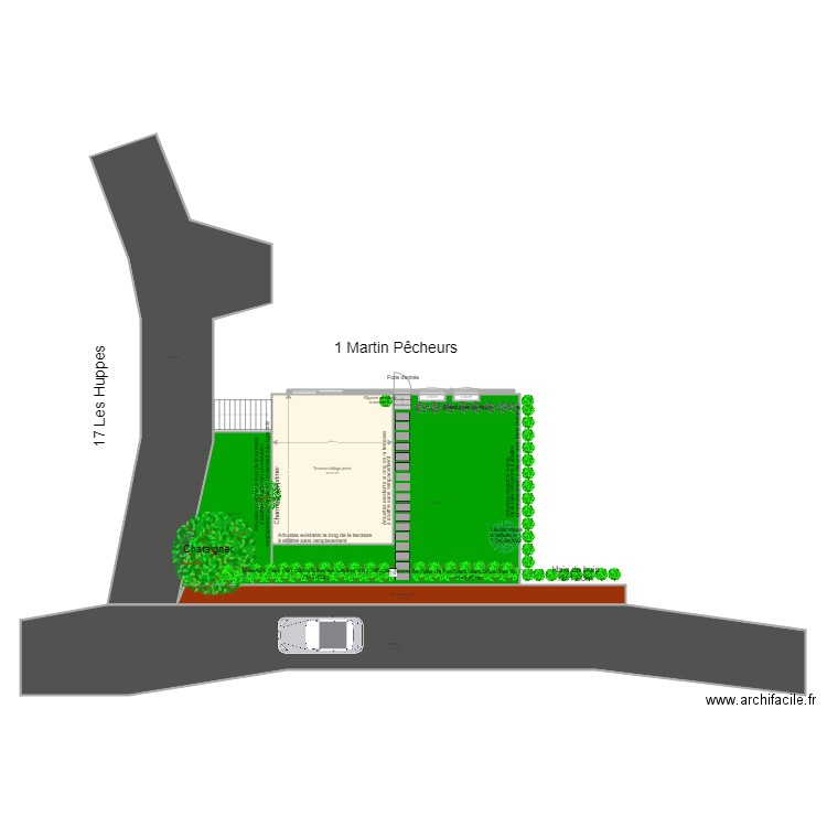 DSFA Terrasse v2. Plan de 0 pièce et 0 m2