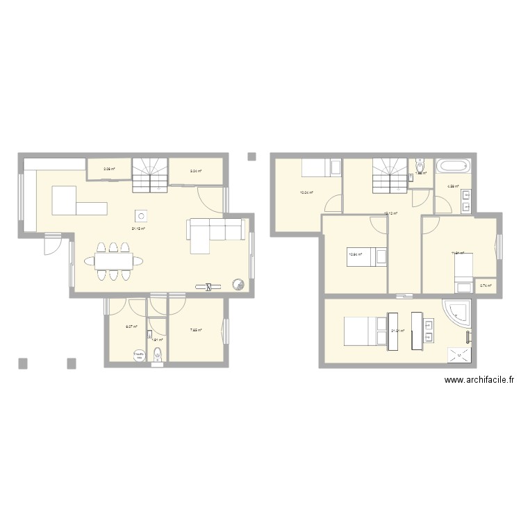 Habitation principale. Plan de 0 pièce et 0 m2