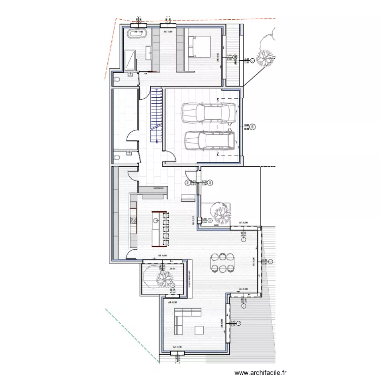 BARBIER-PLAN ELECTRIQUE N&deg;2-RDC. Plan de 