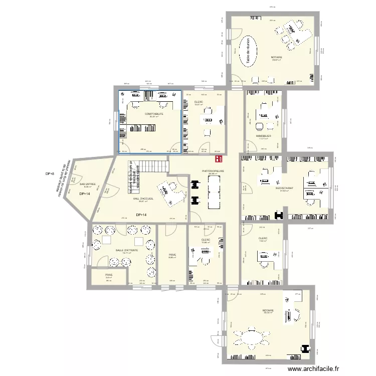 SCP BOUIS DEQUIDT RDC. Plan de 