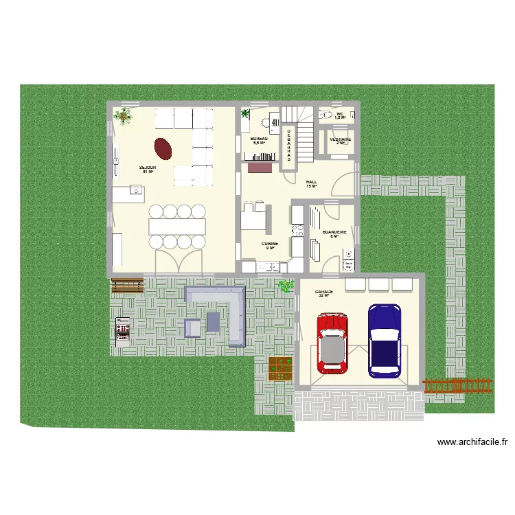 RDC INCOURT. Plan de 9 et 125 m² RDC INCOURT. Plan de 9 et 125 m²