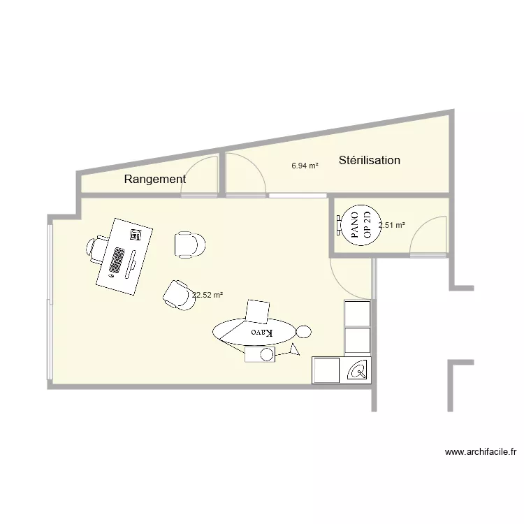 PROJET DR CONNEAU 1807. Plan de 