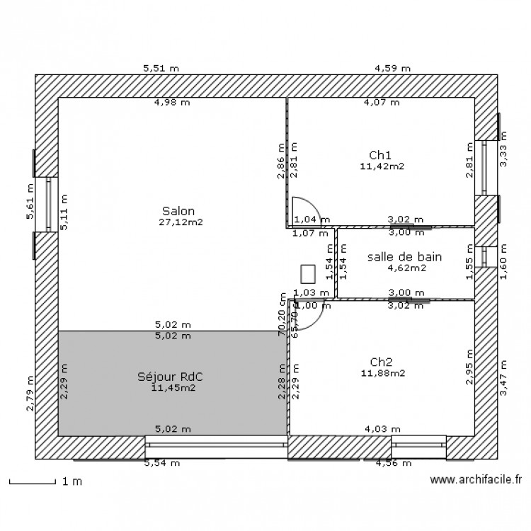 Grange,Etage bis. Plan de 0 pièce et 0 m2