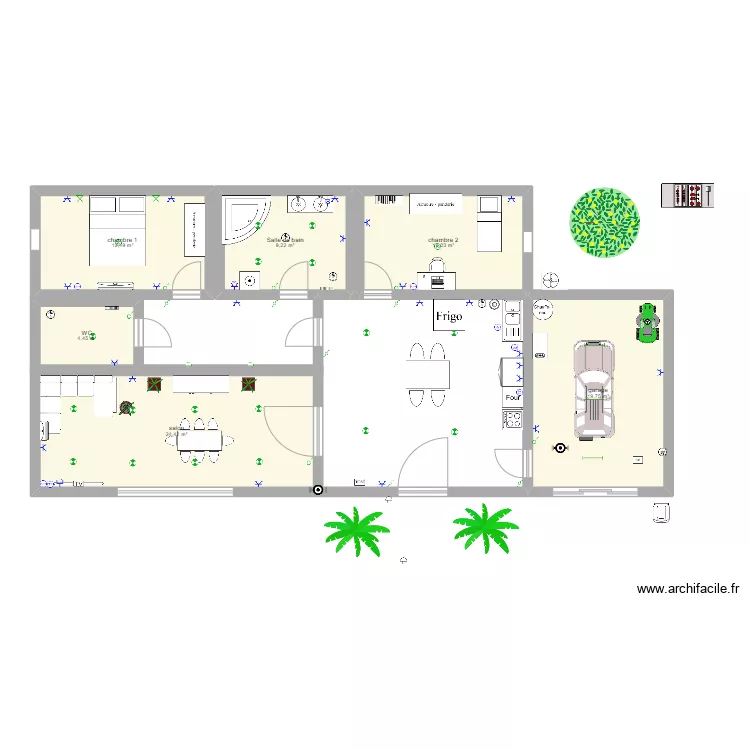 La baraque de NIco. Plan de La baraque de NIco. Plan de