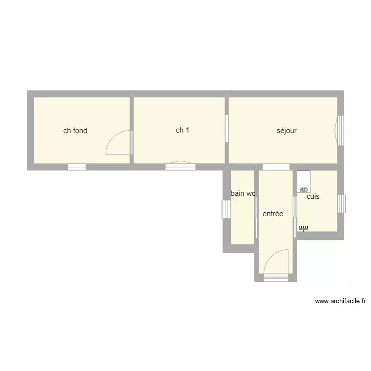 Lataste 185 Legendre. Plan de 