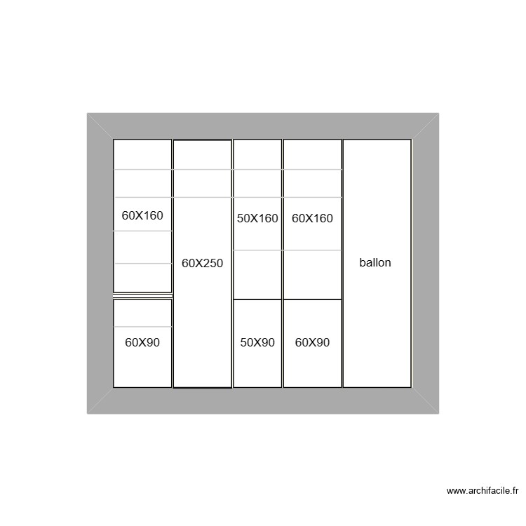LINGERIE. Plan de 0 pièce et 0 m2