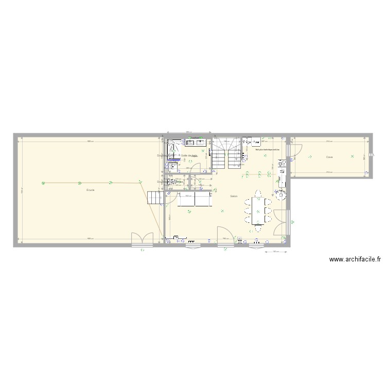 Saint Antheme RDC SDB plus pièce. Plan de 0 pièce et 0 m2