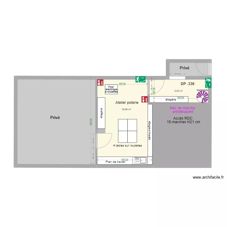 SCI CITO SOUS SOL APRES TRAVAUX. Plan de SCI CITO SOUS SOL APRES TRAVAUX. Plan de