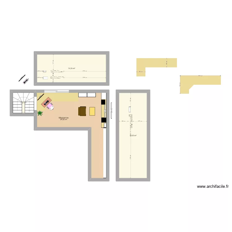 Mezzanine St Sul. Plan de Mezzanine St Sul. Plan de