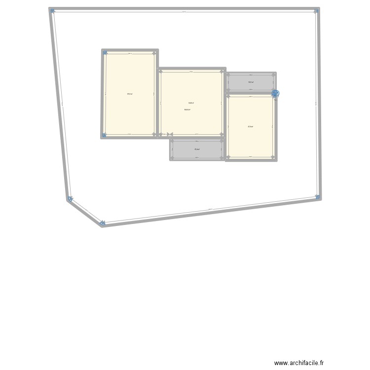 Exterieur. Plan de 6 pièces et 981 m2