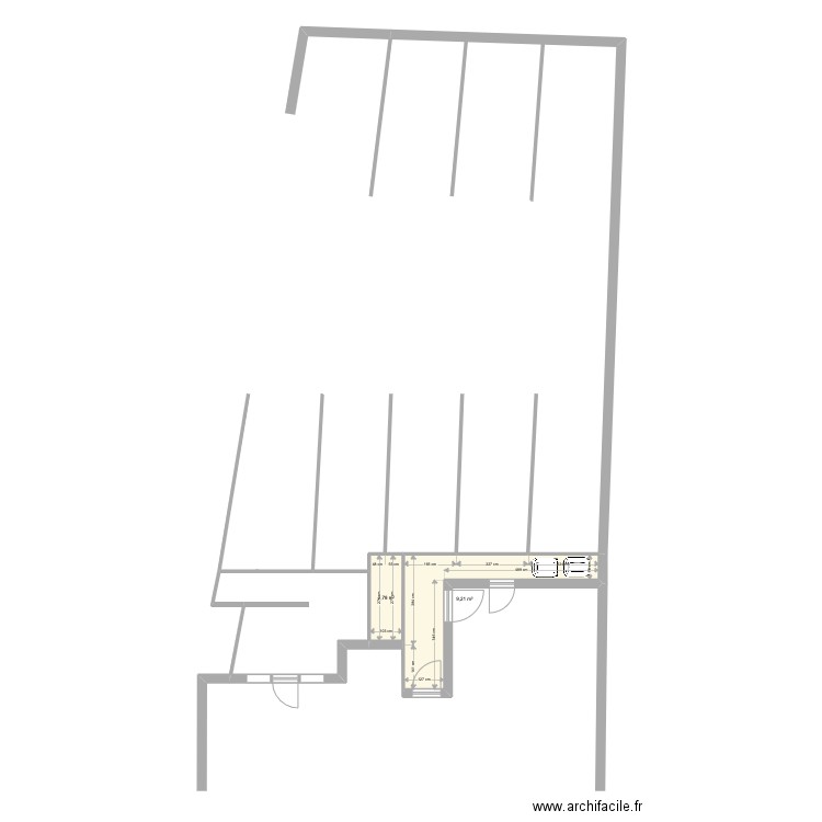 Matisse - Actuel. Plan de 2 pièces et 12 m2