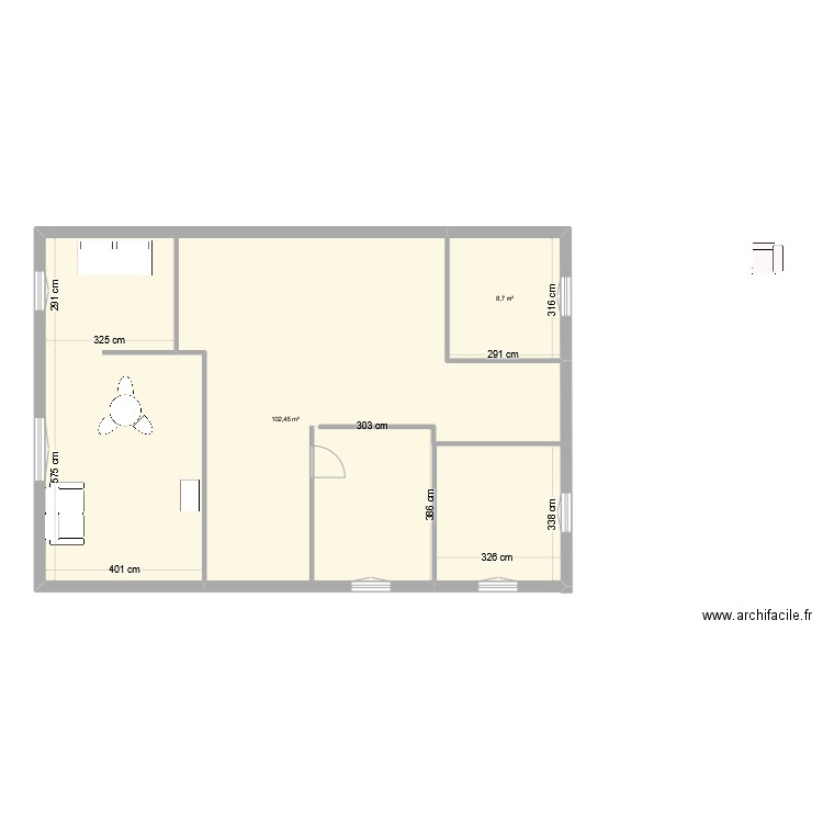 Meung. Plan de 0 pièce et 0 m2