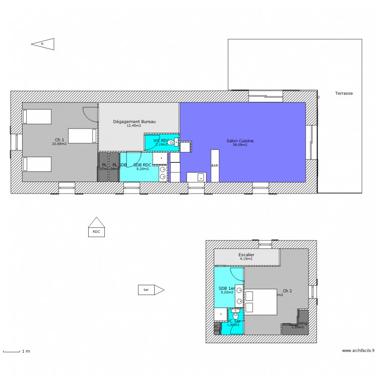 RENOVATION CRASTES. Plan de 0 pièce et 0 m2