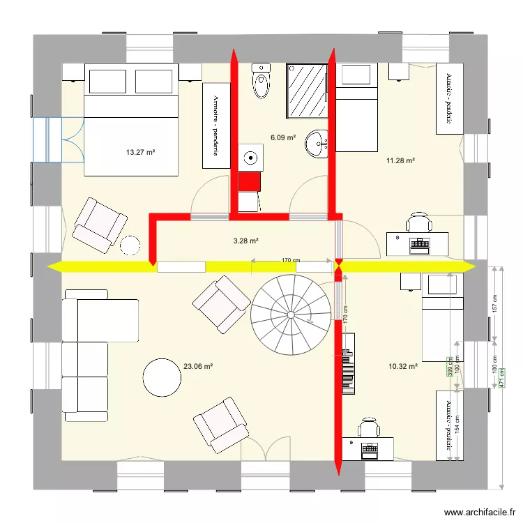 Variante 6. Plan de 