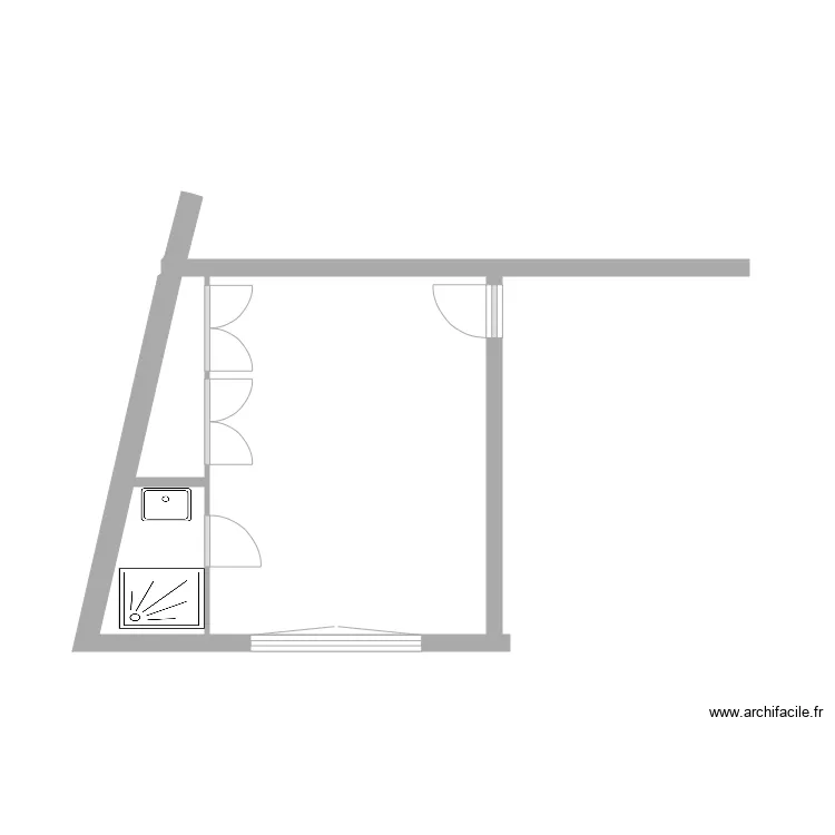 SALLE D4EAU. Plan de 