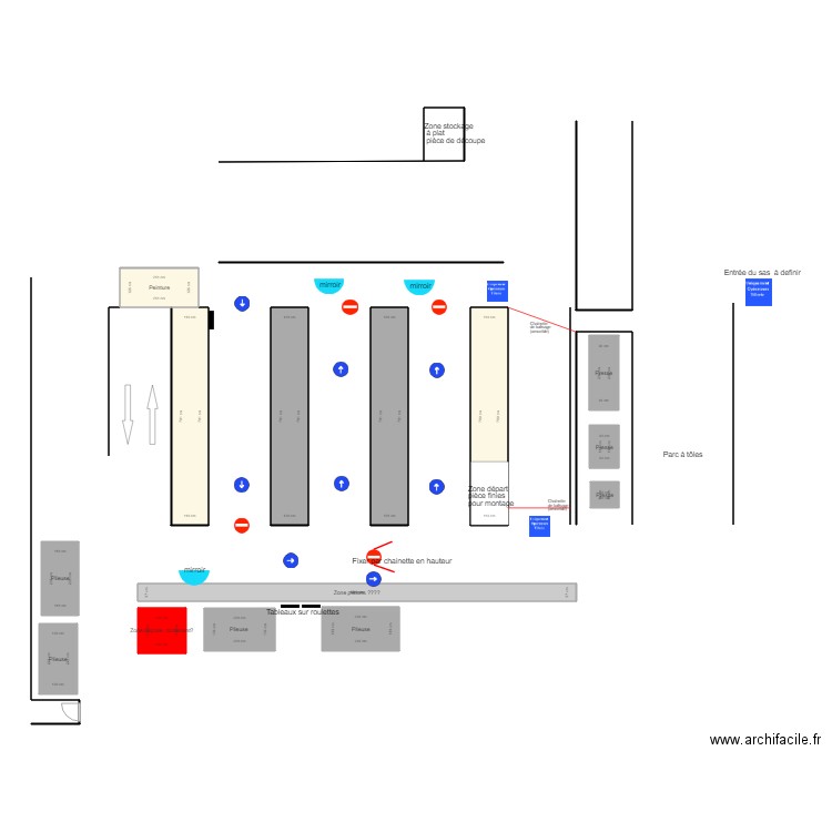 Tolerie V2. Plan de 0 pièce et 0 m2