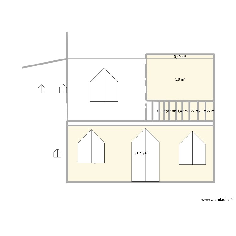 Maison Tinoir. Plan de 0 pièce et 0 m2