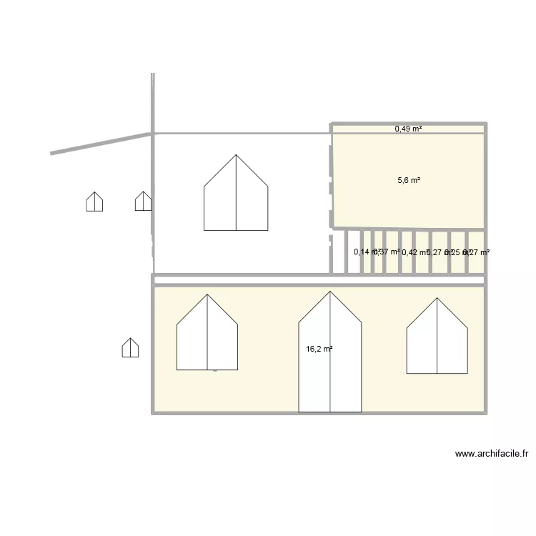 Maison Tinoir. Plan de 