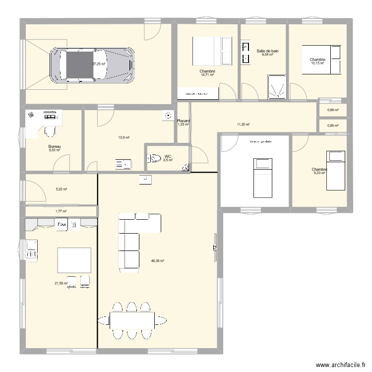 maison idéale. Plan de 0 pièce et 0 m2