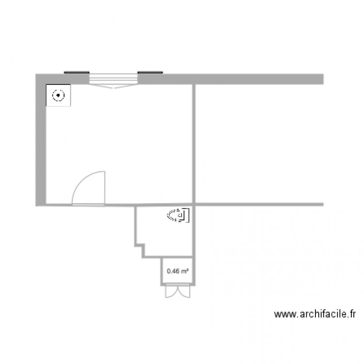 CUISINE CATHY. Plan de 0 pièce et 0 m2