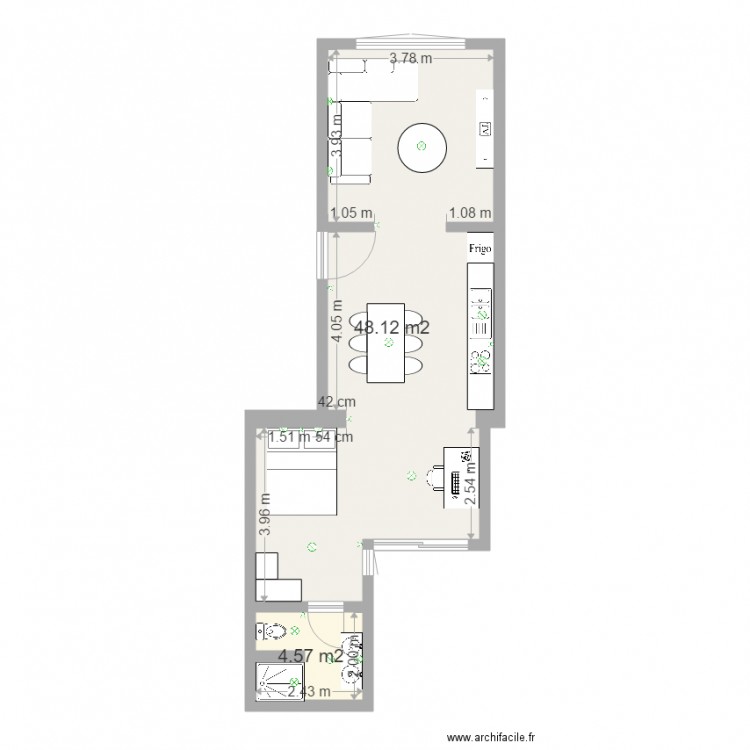 rez 83. Plan de 0 pièce et 0 m2
