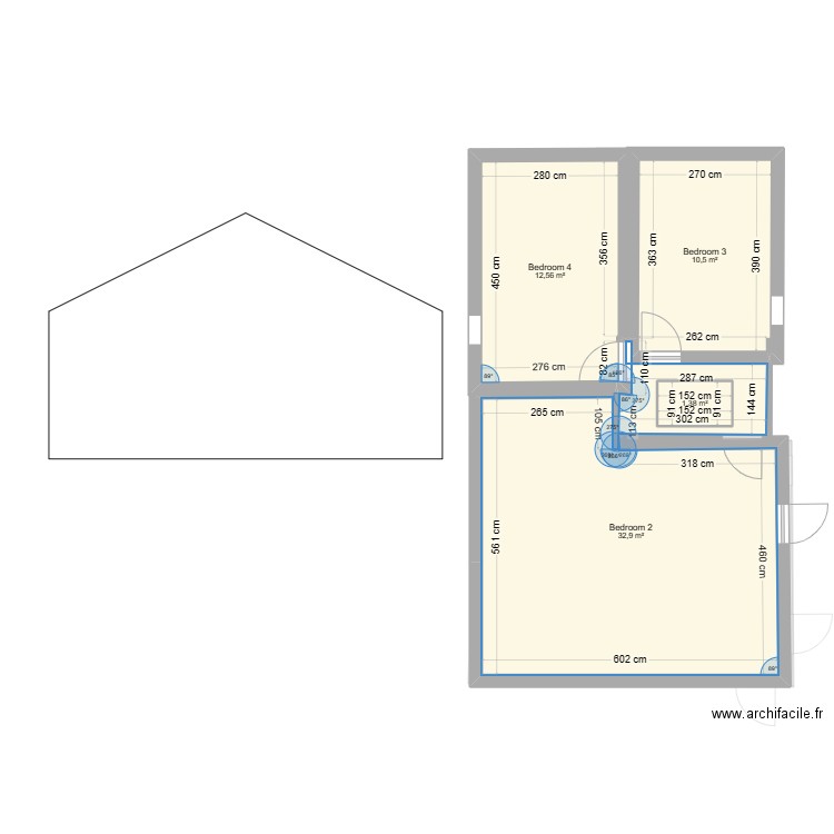 Chalet Belleville. Plan de 0 pièce et 0 m2