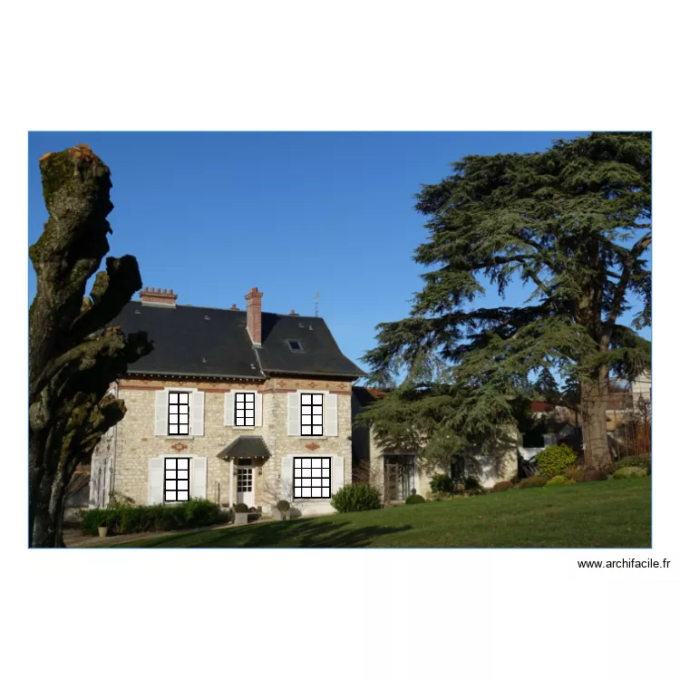 facade fenetre 3. Plan de 