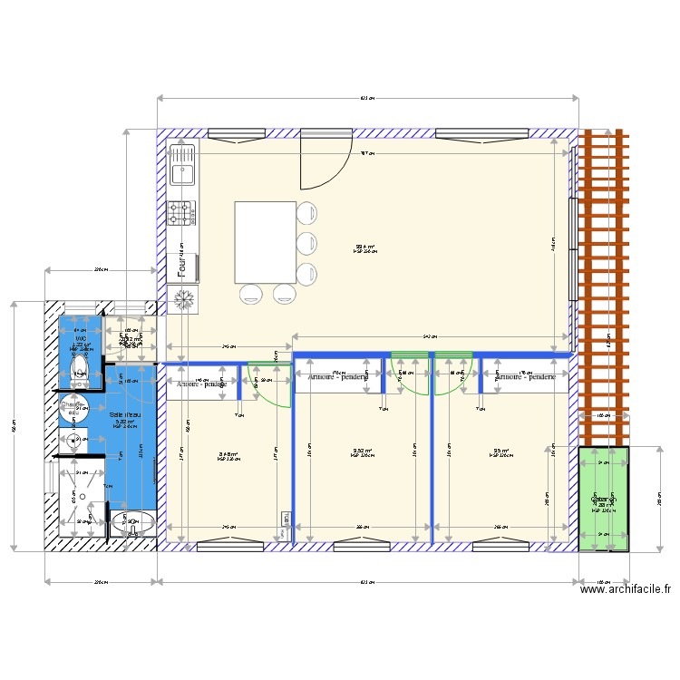 DAEMERS PROJET 2. Plan de 0 pièce et 0 m2