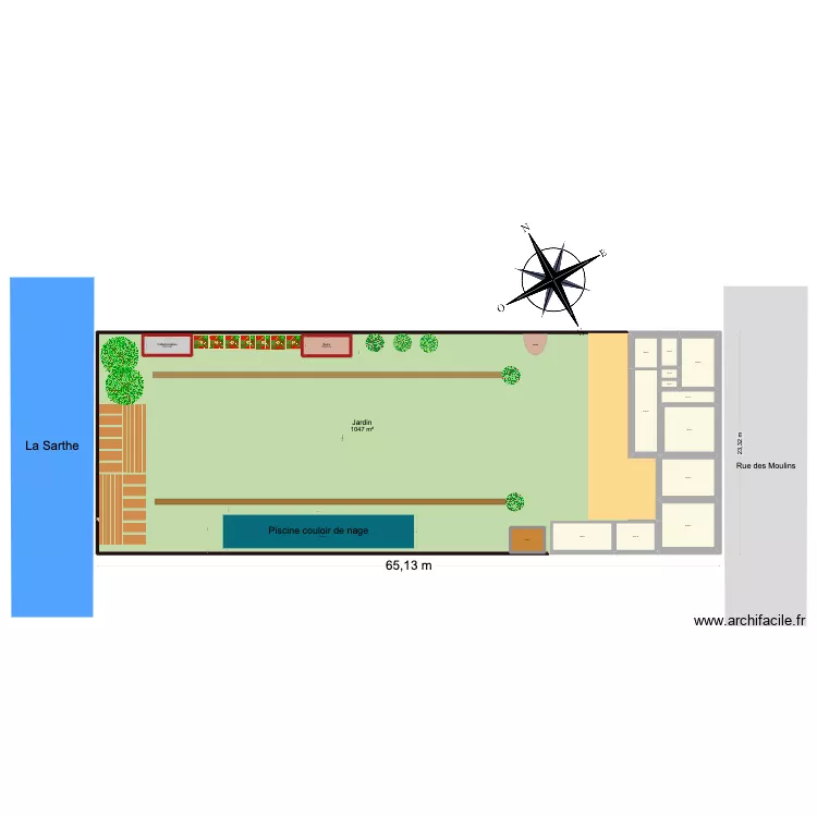 Morannes Plan de masse. Plan de 