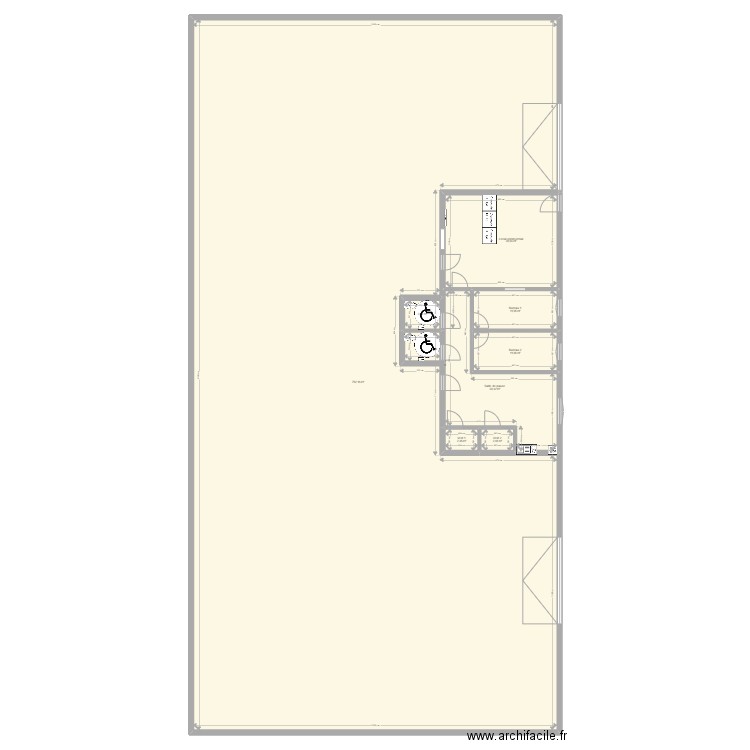 Toulouse Sud V2. Plan de 8 pièces et 848 m2