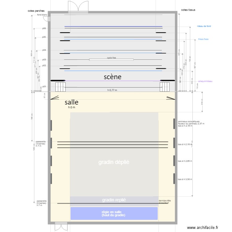 Salle Stotzem Dison. Plan de 0 pièce et 0 m2