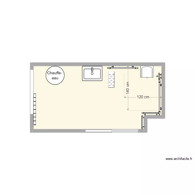 Divoux SDB projet. Plan de Divoux SDB projet. Plan de