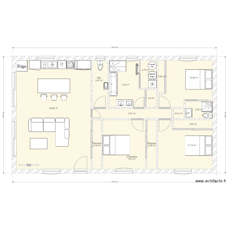 projet construction location lafrancaise. Plan de 0 pièce et 0 m2