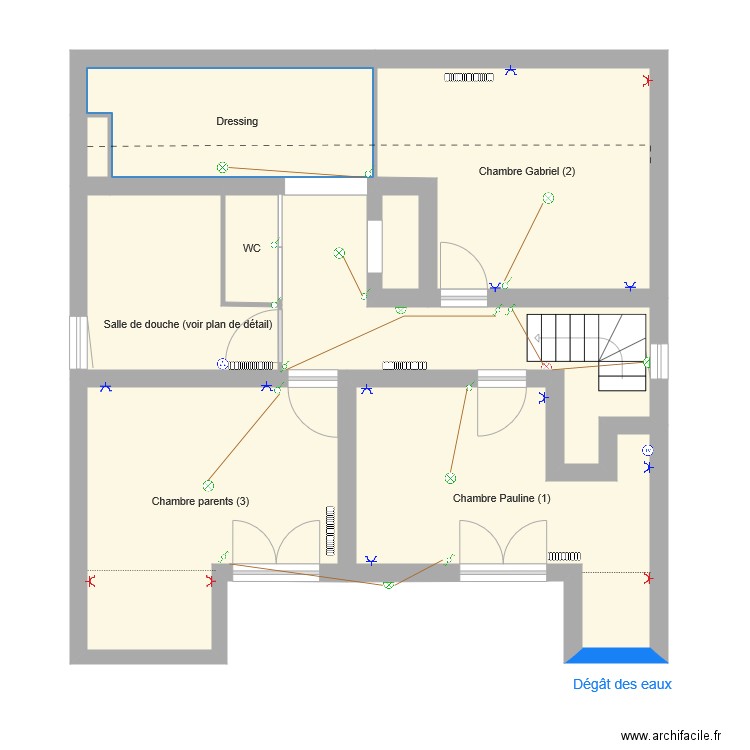 Etage 1 final. Plan de 0 pièce et 0 m2