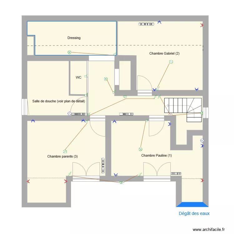 Etage 1 final. Plan de 