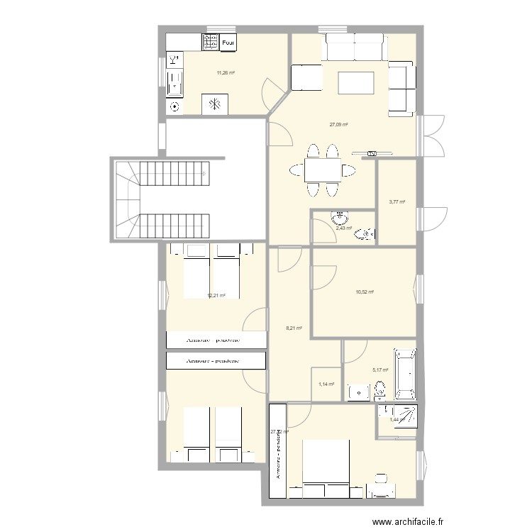 Plan maison Chéraga 2. Plan de 0 pièce et 0 m2