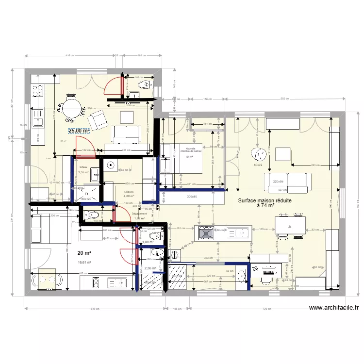 Yvrac RDC PROJET3 logements rdc meuble OK. Plan de Yvrac RDC PROJET3 logements rdc meuble OK. Plan de