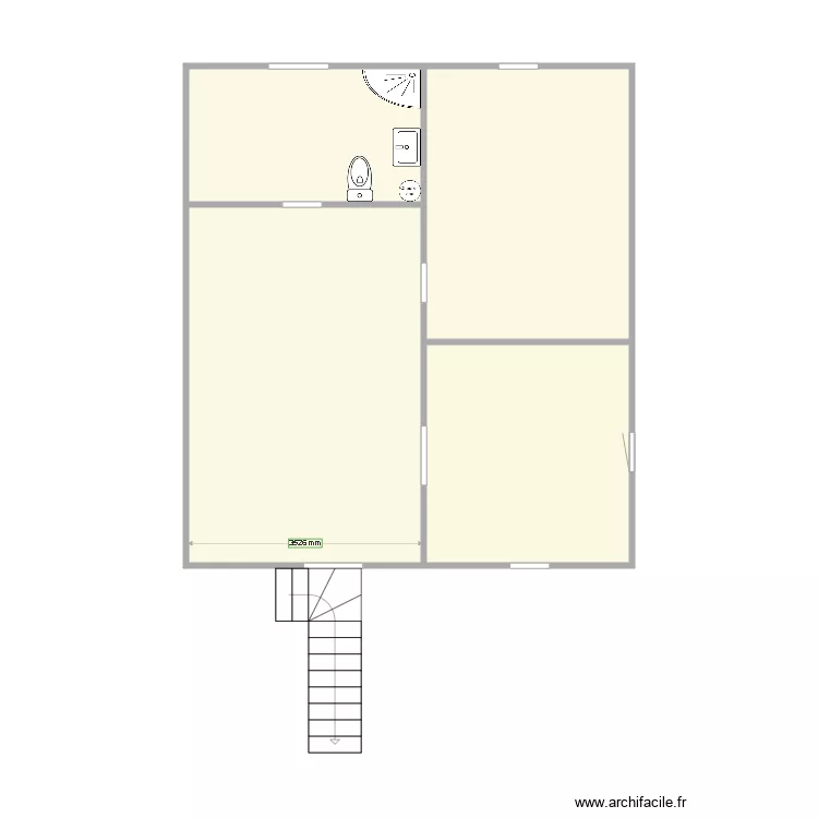 Etage1  Braine Ch de Bxl. Plan de 