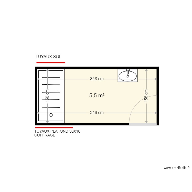 DORSCH JACQUES . Plan de 0 pièce et 0 m2