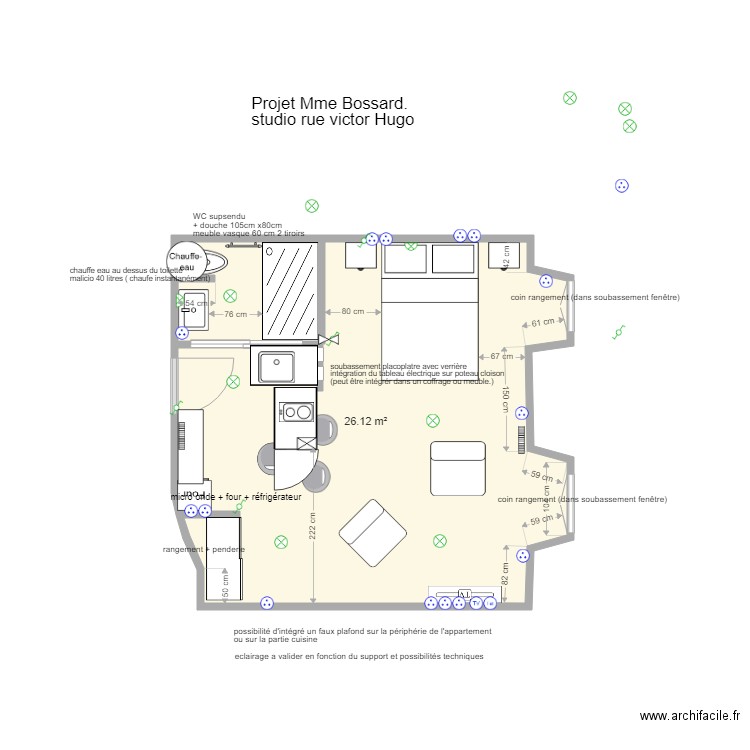 projet Bossard 5A. Plan de 0 pièce et 0 m2