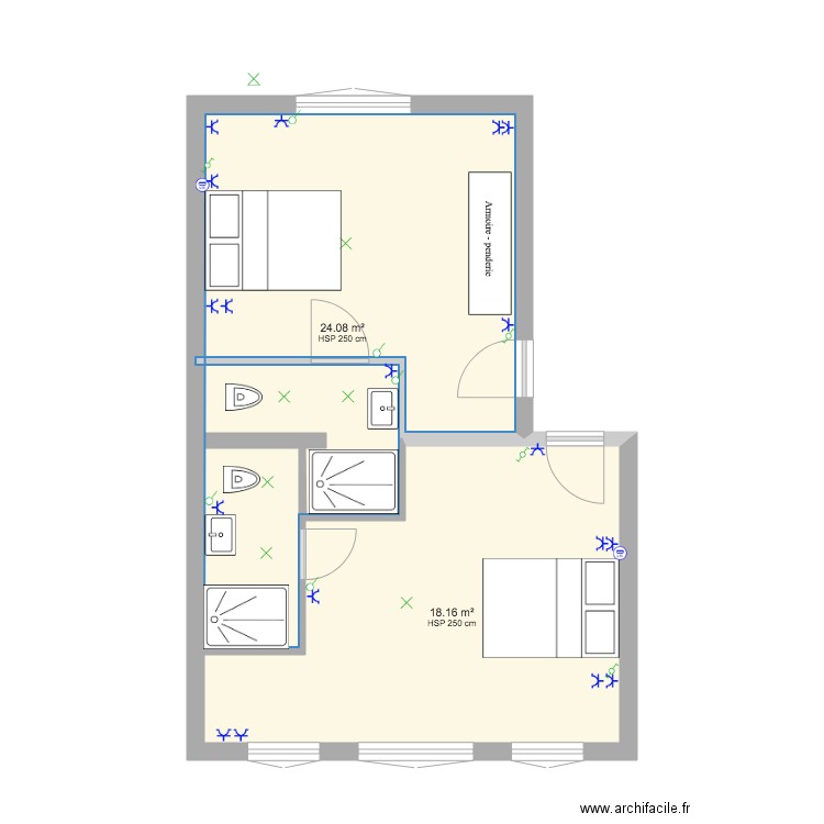 Markelbach Floor 1 et 2 ELEC. Plan de 0 pièce et 0 m2